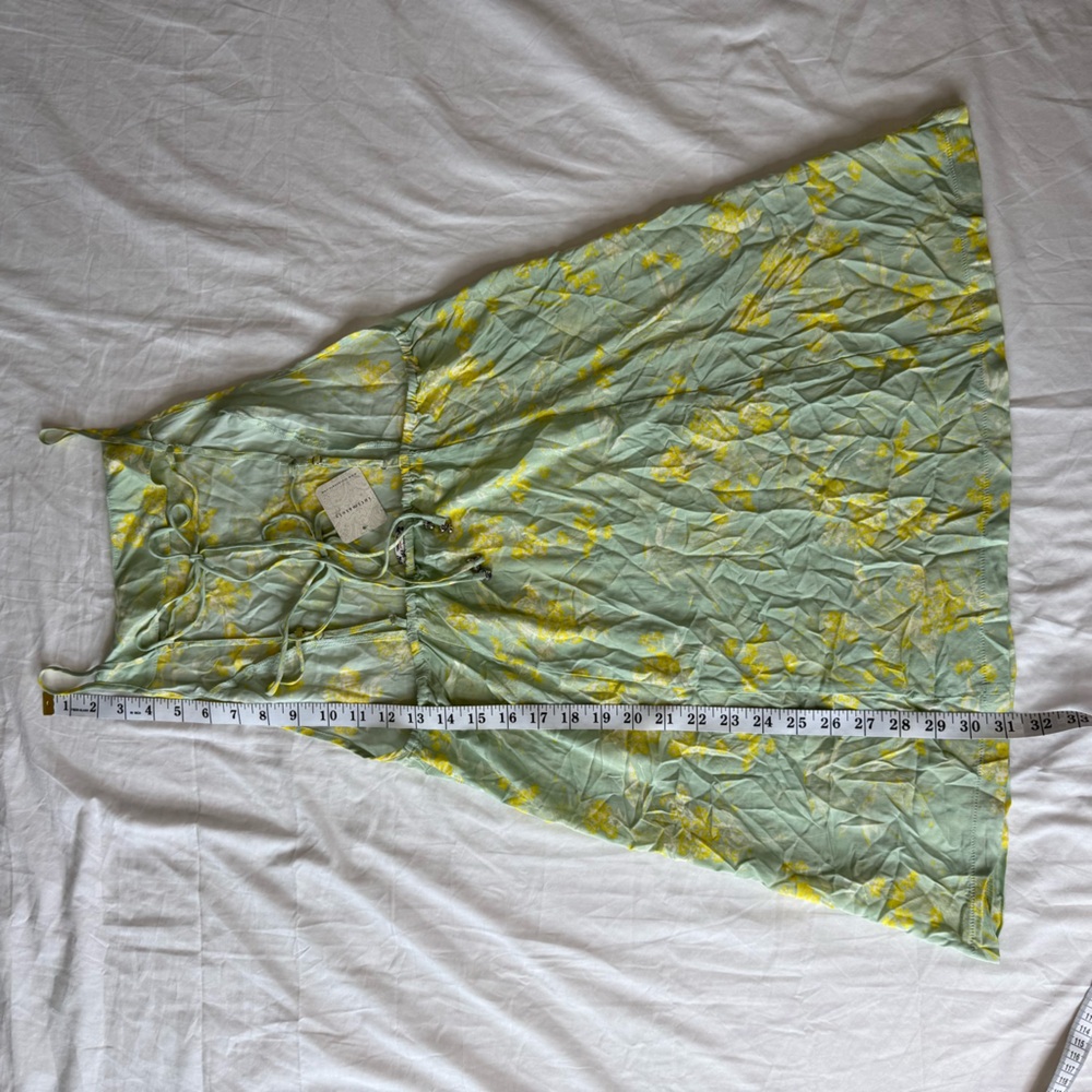 Intimately Free People In Control Sage Combo Floral Slip Dress M NWT - Picture 7 of 10